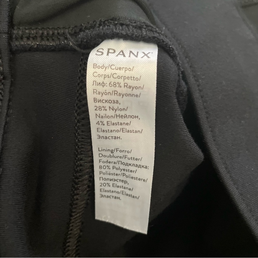 Spanx Black Pull On Pants Medium - image 6